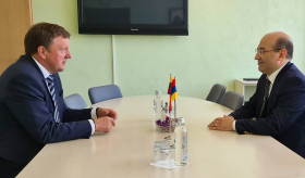 Meeting of Armenian Ambassador to Lithuania and Major of Joniškis