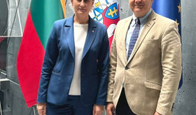 Դեսպան Արա Մարգարյանի հանդիպումը Լիտվայի Հանրապետության գլխավոր դատախազ Նիդա Գրունսկիենեի հետ