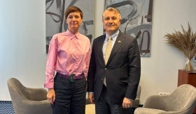 Ambassador Ara Margarian's Meeting with the Director General of the Lithuanian National Radio and Television