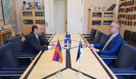 Ambassador Tigran Mkrtchyan's meetings in Estonia
