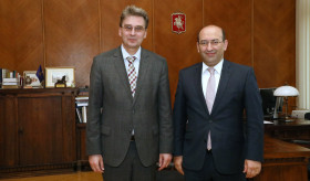 Դեսպան Տիգրան Մկրտչյանի և Լիտվայի գիտությունների ակադեմիայի նախագահի հանդիպումը