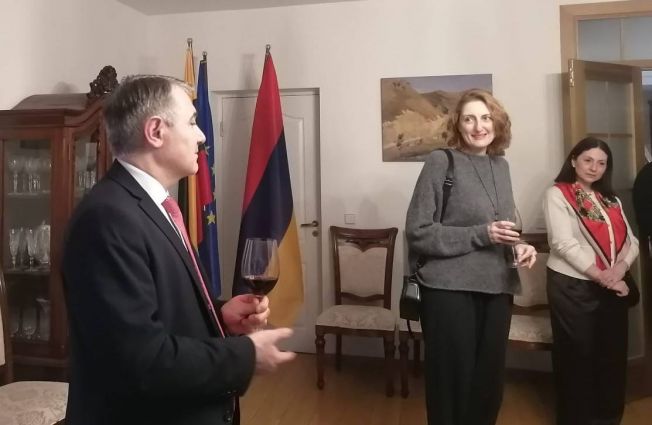 Embassy of Armenia in Lithuania hosted the renowned Armenian writer Narine Abgaryan