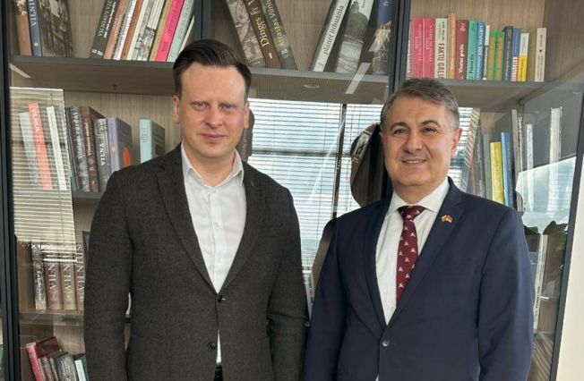 Լիտվայում ՀՀ դեսպան Արա Մարգարյանի հանդիպումը Վիլնյուսի քաղաքապետի հետ