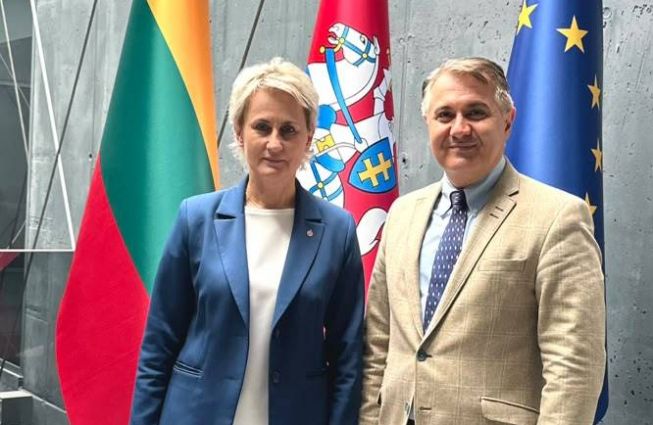 Ambassador Ara Margarian Meets with Prosecutor General of Lithuania Nida Grunskienė