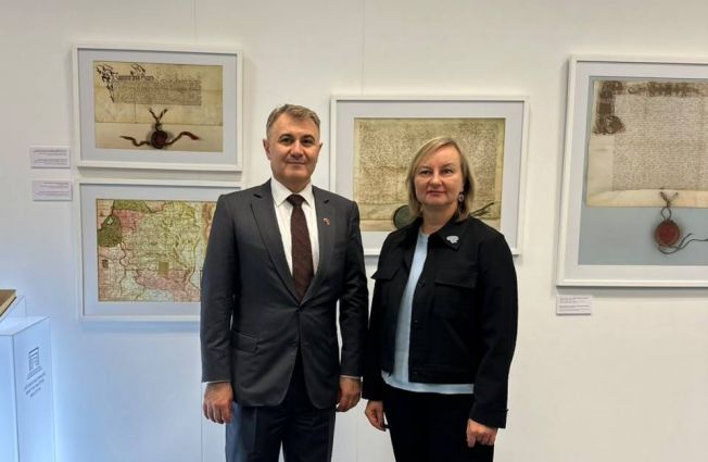 Դեսպան Արա Մարգարյանի հանդիպումը Լիտվայի ազգային գրադարանի գլխավոր տնօրենի հետ
